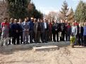 گزارش تصویری از آئیین درختکاری و تقدیر ازهمکاران فضای سبز دانشگاه